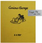 Margret Rey Signed Curious George