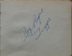 Vintage Autograph Album signed by Mario Lanza, Tom Mix, May West and more!
