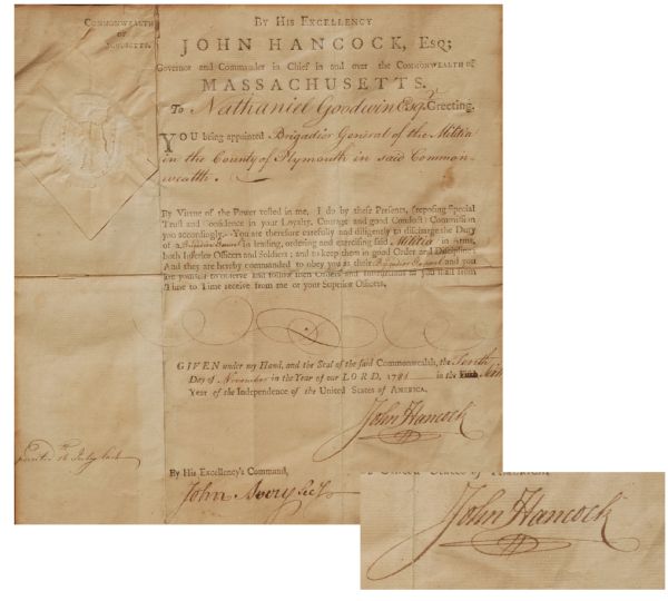 John Hancock Appoints a Brigadier General