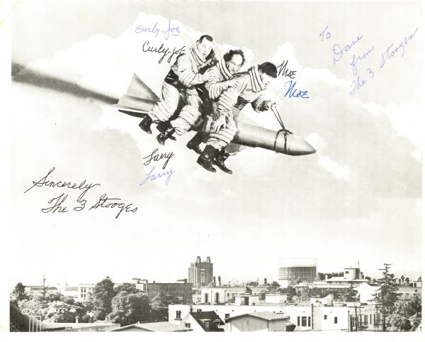 Three Stooges Signed Photo