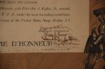 Signed Certificate for Heroism Rescue for the Akron search and Air Ship AJ3, ( By Lindbergh, Rickenbacker, Hawks ...)