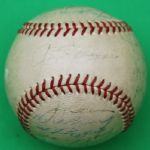 1951 World Series  New York Yankees Team Signed Baseball