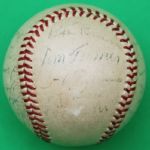 1951 World Series  New York Yankees Team Signed Baseball