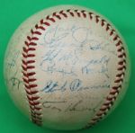 1951 World Series  New York Yankees Team Signed Baseball