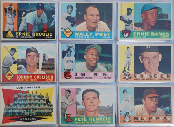 1960 Topps Baseball Complete Collection