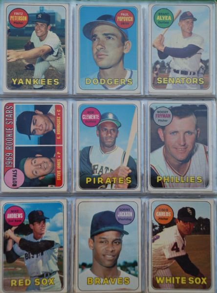 1969 Topps Baseball Complete Set of 664 cards