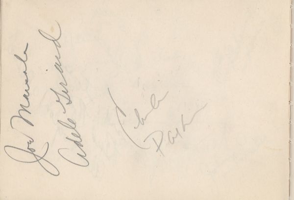 Rare Charlie Parker Autograph