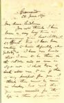 Charles " Chinese" G Gordon Letter