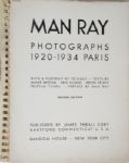 Man Ray Photographies (1935) signed to Sister