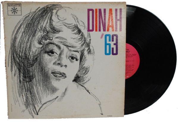  Dinah Washington Blues singer Autographed Album