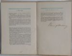 Warren G. Harding Signed Second Annual Message to Congress 12/8/1922