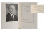The Autobiography of Calvin Coolidge Signed Limited Edition