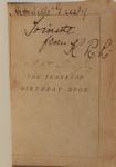 TENNYSON BIRTHDAY BOOK SIGNED BY FOUR PRESIDENTS AND MANY OTHER NOTABLES