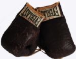 Muhammad Alis Signed Gloves (3 Times)