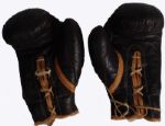 Muhammad Ali's Signed Gloves (3 Times)