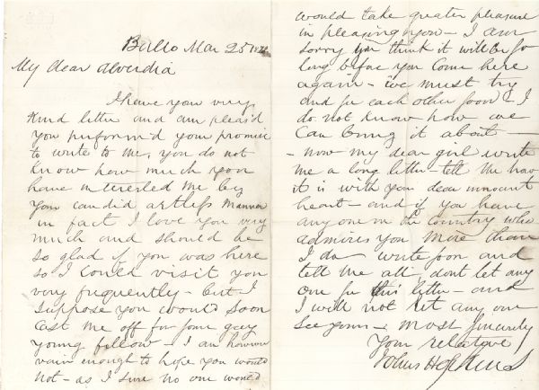 Extremely Rare Johns Hopkins ALS (Love letter to Cousin)