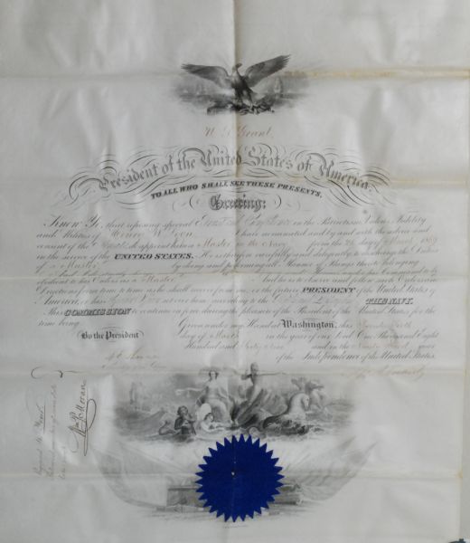 Admiral Henry Lyons (Johnson,Grant,Mckinley) Presidential Appointments