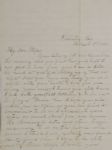 Frank James letter from Prison