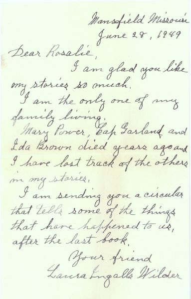 Laura Ingalls Wilder
