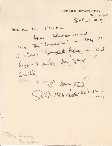 Stephen Leacock