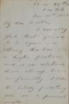 Theodore Roosevelt 1883 letter Running for Assemblymen Speakership