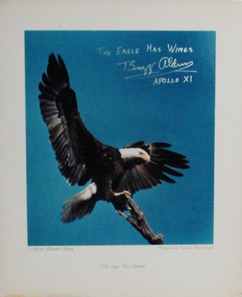 Buzz Aldrin "Eagle has Wings" From his personal collection