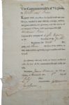 “JAMES MONROE” Signed Virginia Military Appointment
