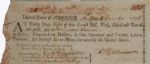 Francis Hopkinson signed Draft