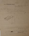 CSA Form #18 Signed by William Mahone, Confederate Bridg. General