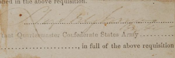 Rare War Date CSA Lloyd Tilghman 