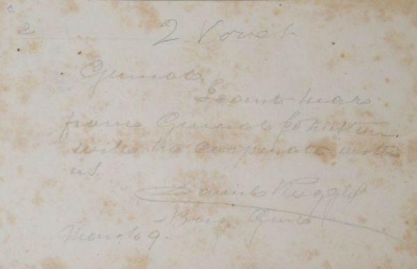 CSA Brigadaire General Daniel Ruggles War Date ALS