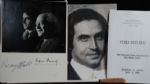 Original Riccardo Muti Used & Signed Baton and photo signed by Muti & Ormandy