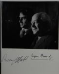 Original Riccardo Muti Used & Signed Baton and photo signed by Muti & Ormandy