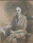 Important Original Truman Portrait, Obama Selected