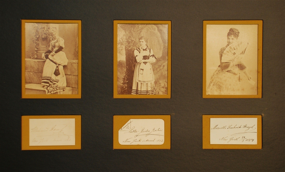 Marcella Sembrich, Minnie Houck and Etelka Gerster