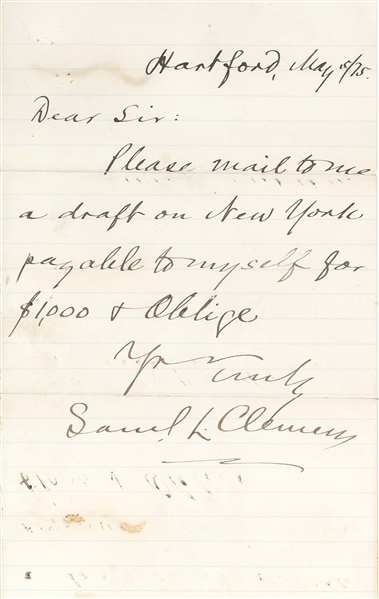 Samuel L. Clemens/Mark Twain