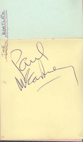 Beatles and others autograph album