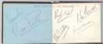 Beatles and others autograph album