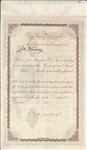 Rockefeller & Flagler Signed Standard Oil Trust