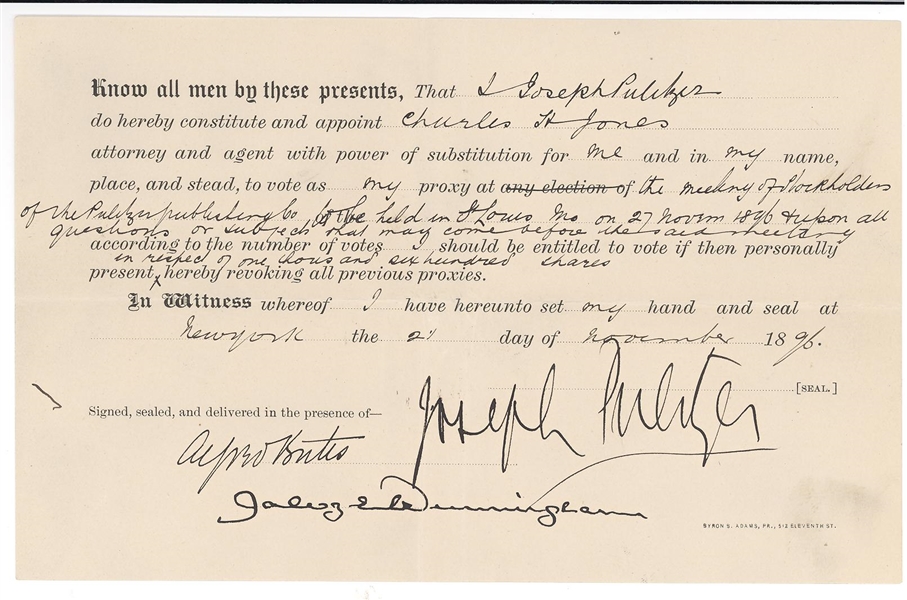 Joseph Pulitzer