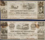 1838 $2 & $3 Michigan Bank Note