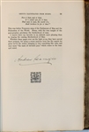 Limited to 251 Copies With a Signed Story  by Mark Twain, Theodore Roosevelt and Carnegie as well as 106 other authors!
