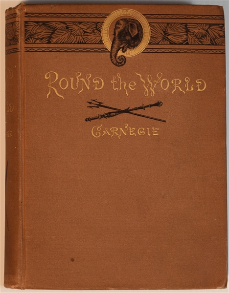 Andrew Carnegie signed Triumphant Democracy or Fifty Year’s March of the Republic