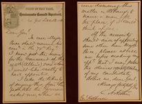 Chester Arthur Civil War ALS