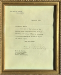 President Calvin Coolidge  Extremely Rare Presidential Paycheck 