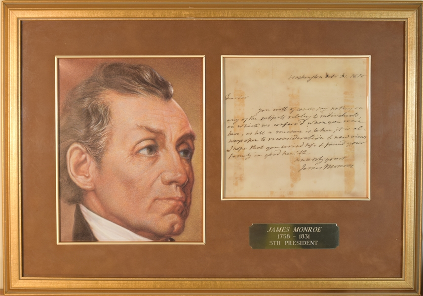 James Monroe ALS