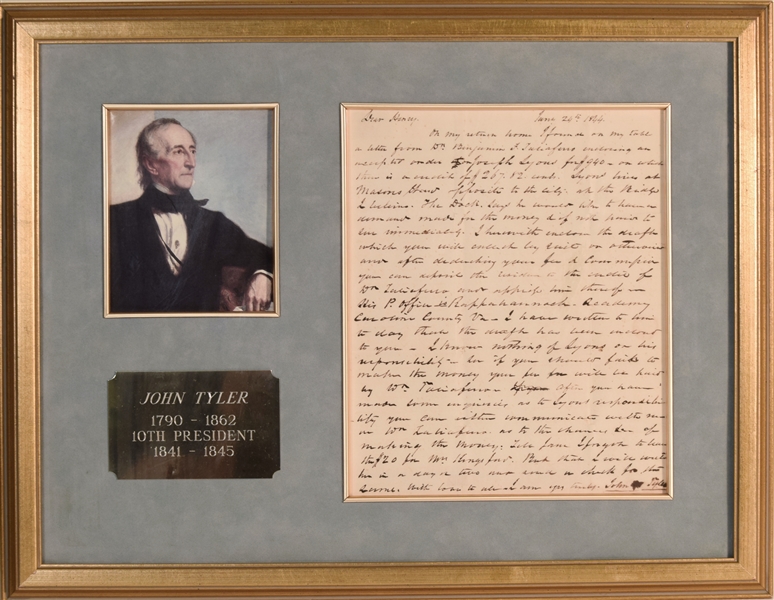 John Tyler ALS as President
