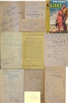 Incredible Crew-Signed Copy of ''Giant'' -- Signed by the Movie's Director & Cast Including James Dean, Elizabeth Taylor, Rock Hudson & 22 More!