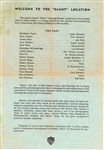 Incredible Crew-Signed Copy of ''Giant'' -- Signed by the Movie's Director & Cast Including James Dean, Elizabeth Taylor, Rock Hudson & 22 More!