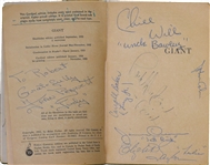 Incredible Crew-Signed Copy of ''Giant'' -- Signed by the Movie's Director & Cast Including James Dean, Elizabeth Taylor, Rock Hudson & 22 More!